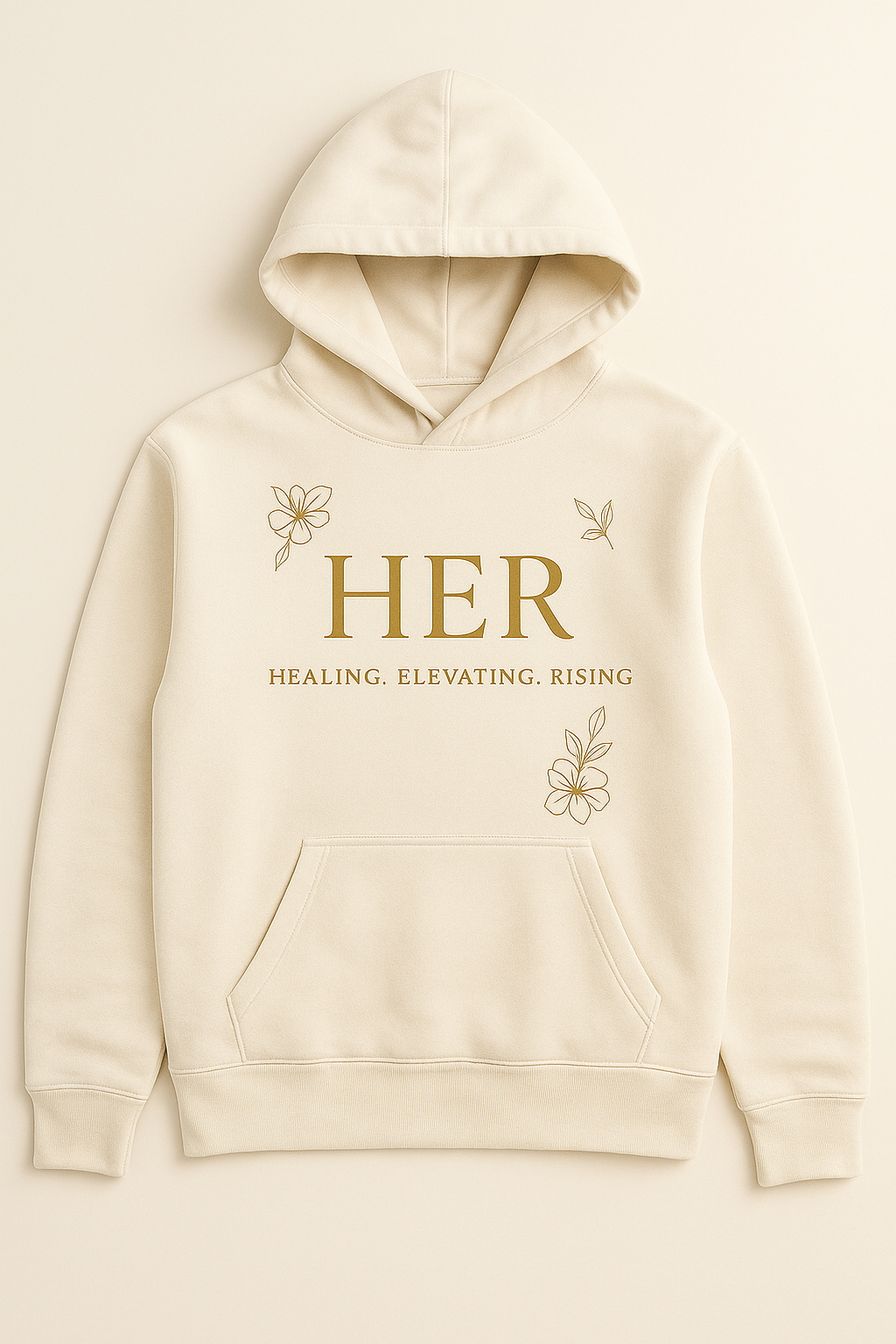 HER Hoodie: Healing. Elevating. Rising.